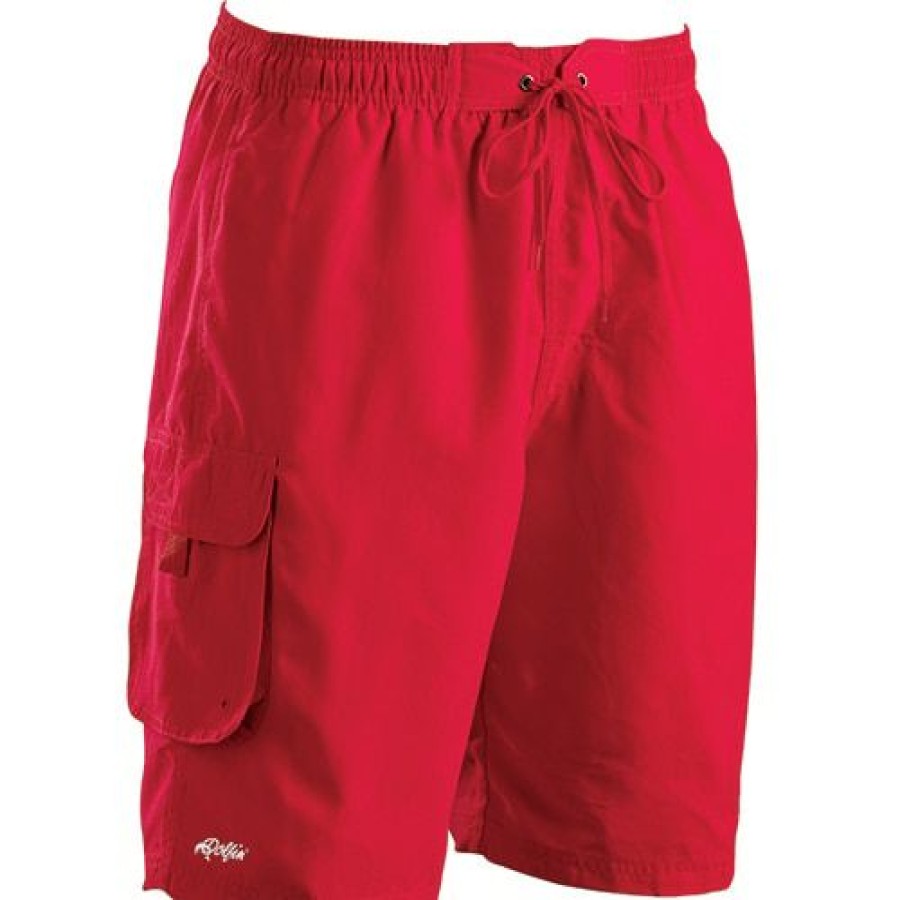 Best * Wholesale Swimsuits Mens Dolfin Board Shorts Red