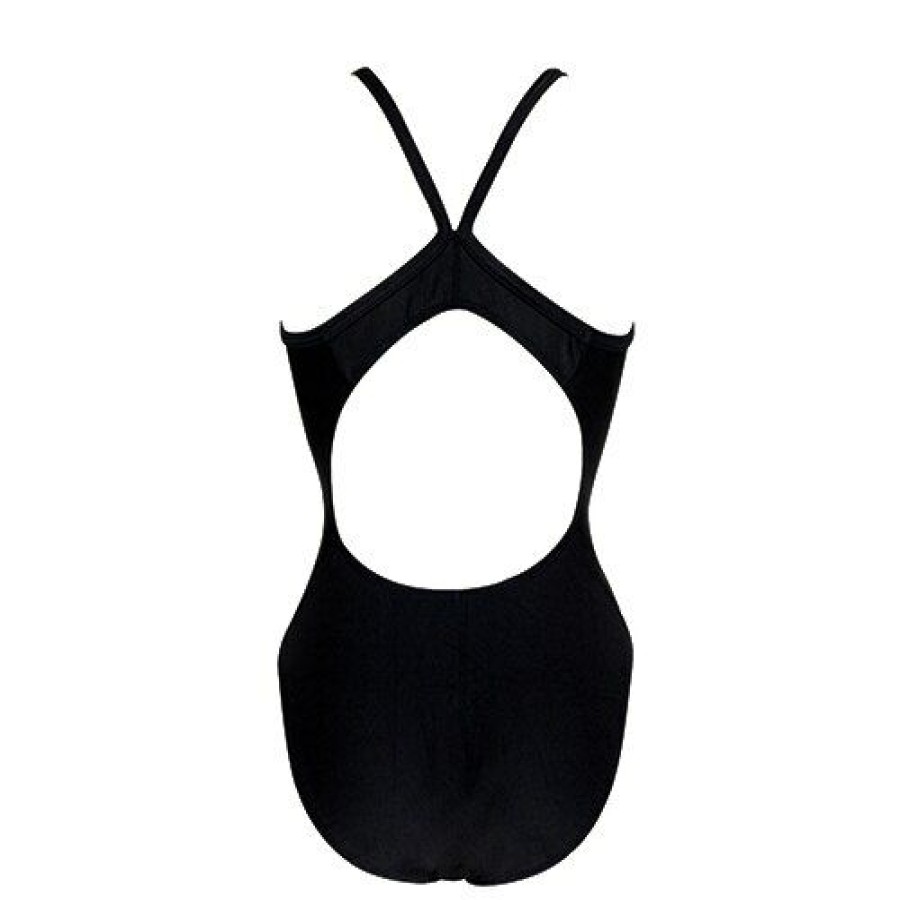 Wholesale * Brand New Womens Dolfin Team Solid V2 Back One Piece Swimsuit Black