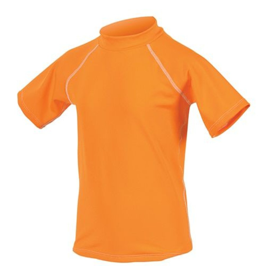 New * Wholesale Swimsuits Toddler Little Dolfin Rash Guard Swim Tee Orange