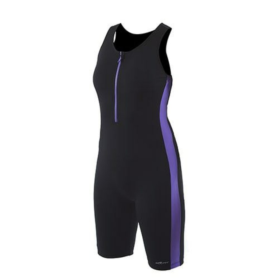 New * Best Sale Womens Dolfin Front-Zip Aquatard One Piece Swimsuit Swimsuit