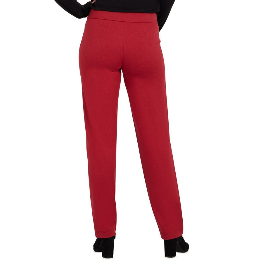 Hot * New Petite Emaline Manitoba Pull On Ponte Pants Apple