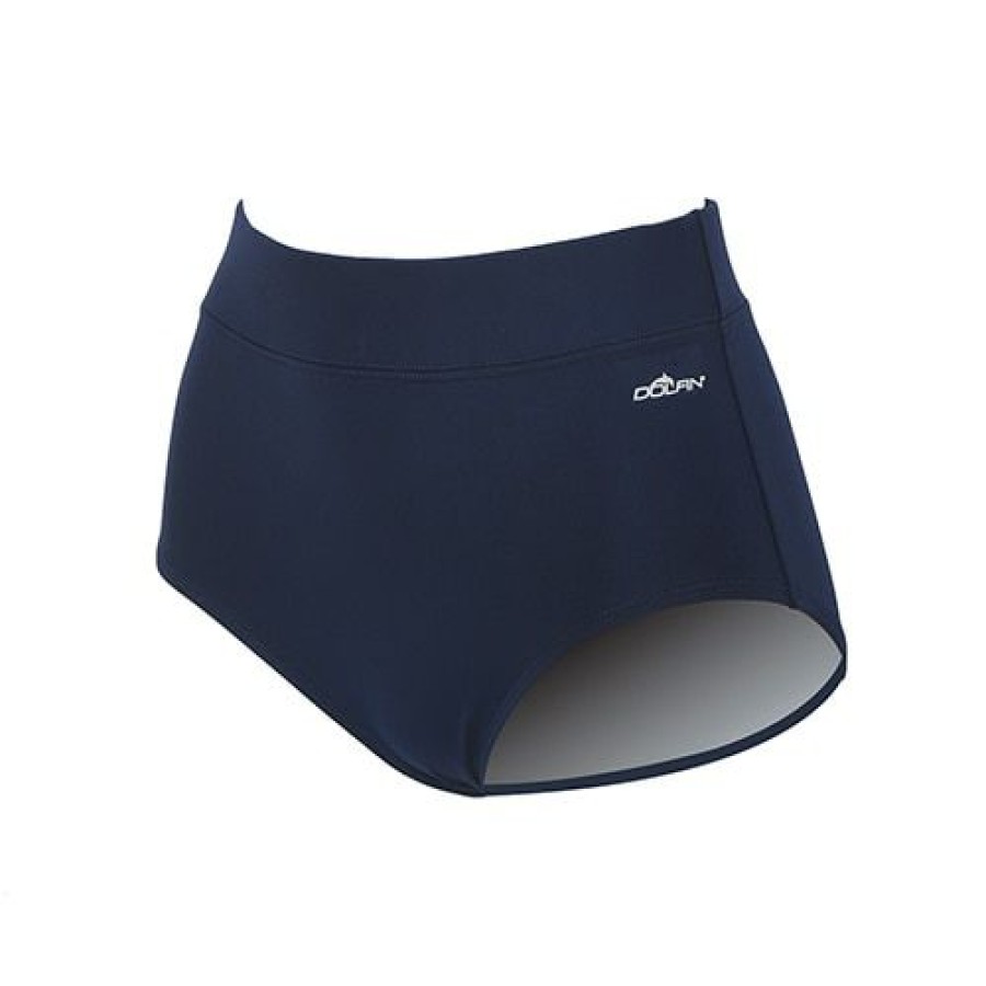 Best * Cheapest Womens Dolfin Solid Conservative Swim Bottoms Briefs Navy